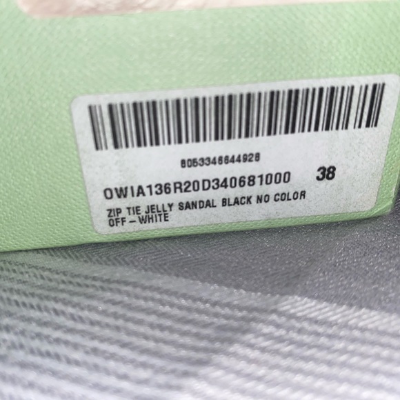 OFF-WHITE C/O VIRGIL ABLOH
Women's Black Polyvinyl Sandal - Picture 5 of 8